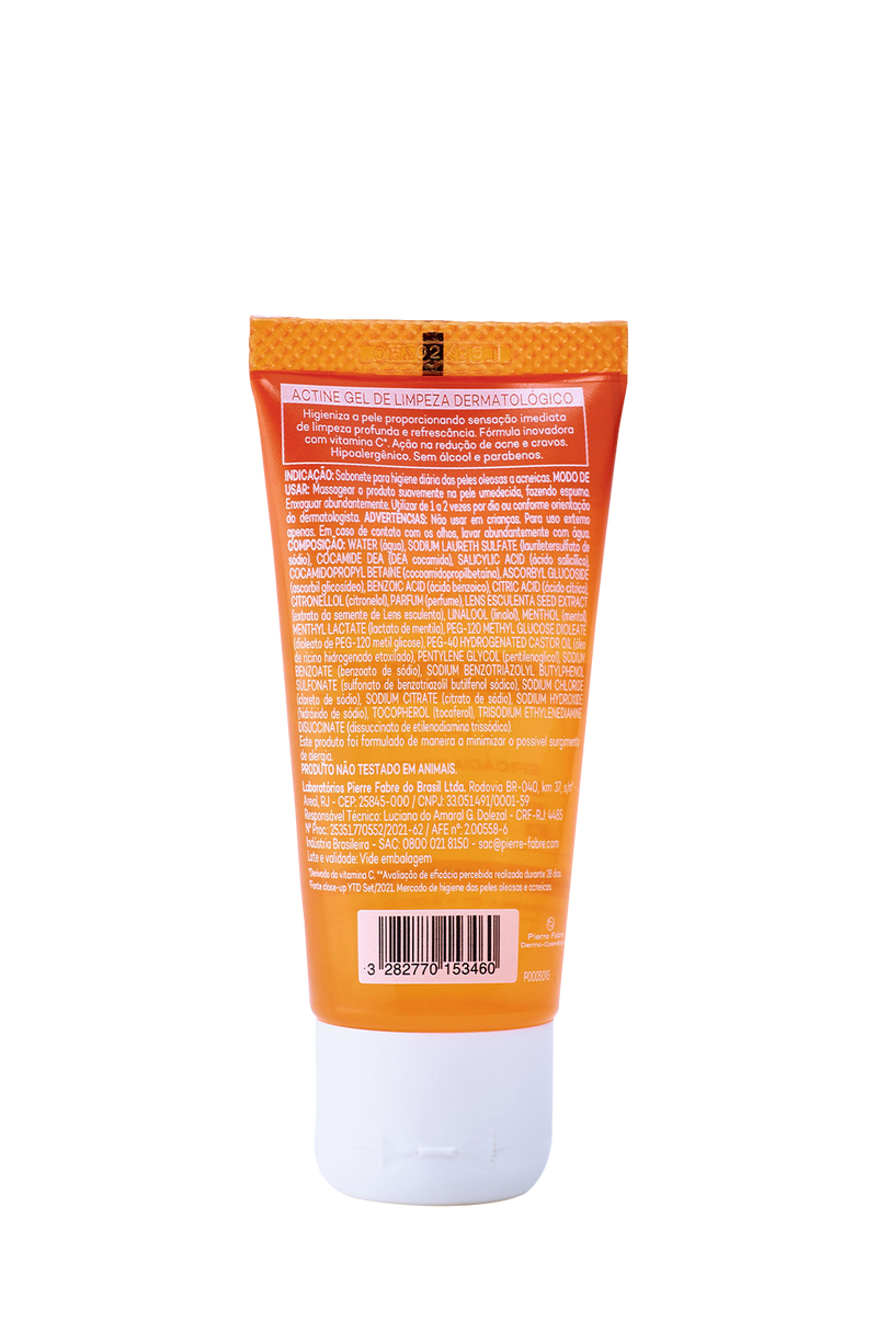 Actine Gel De Limpeza 60g