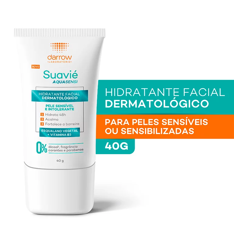 Suavié Aquasensi Hidratante Facial para Pele Sensível ou Sensibilizada