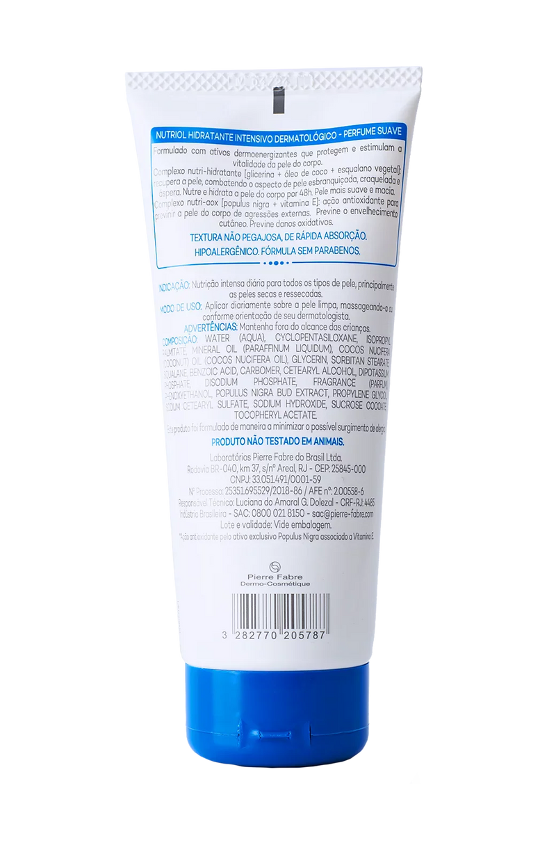 Nutriol Loção Hidratante Com Perfume 200ml