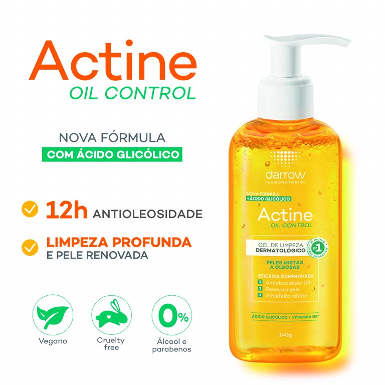 Actine Oil Control Refil Gel de Limpeza 300ml