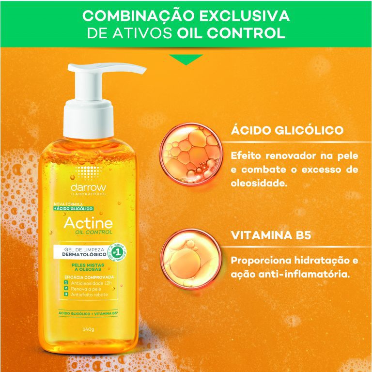 Actine Oil Control Gel de Limpeza 400g