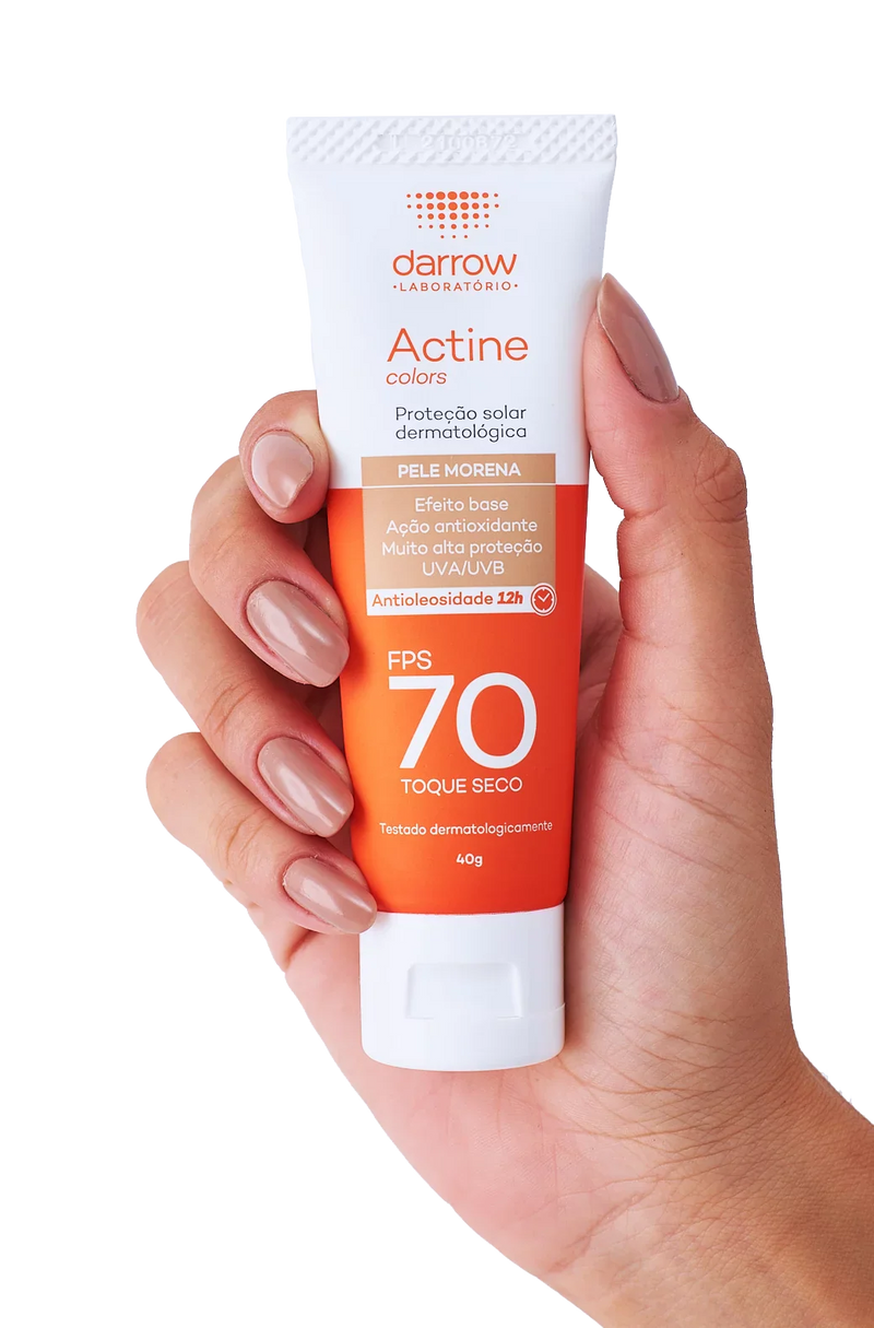 Actine Solar Protetor Solar FPS 70 Pele Morena 40g