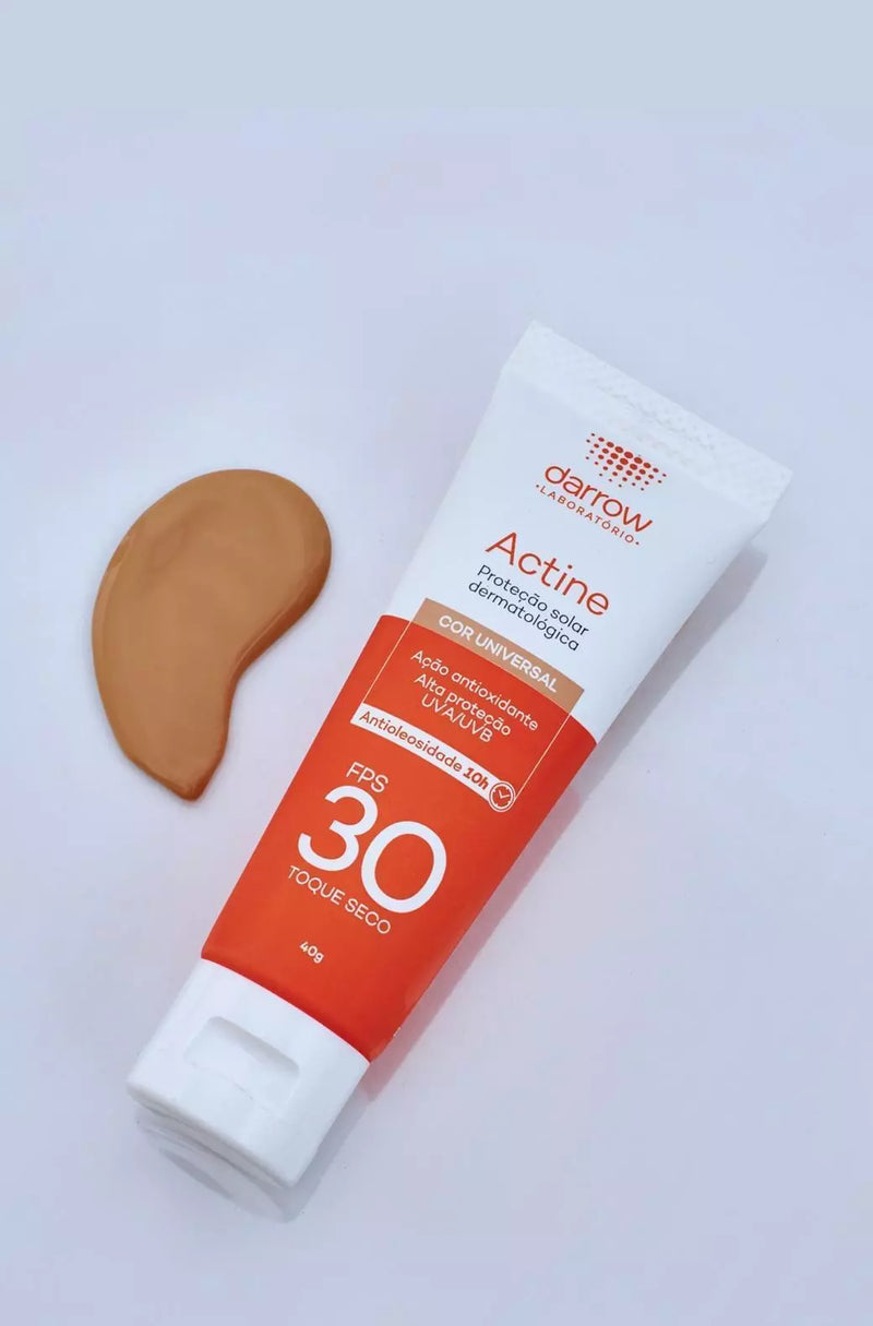 Actine Solar Protetor Solar com cor FPS 30 40g