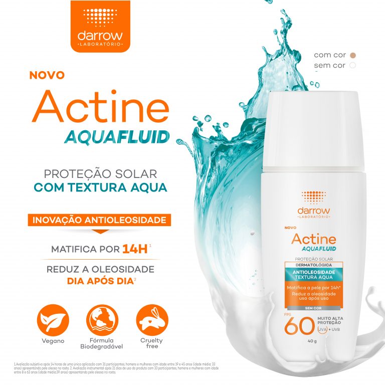 Actine Aquafluid FPS com cor 40g