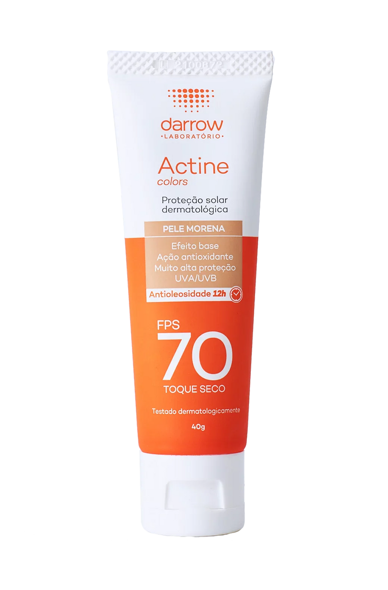Actine Solar Protetor Solar FPS 70 Pele Morena 40g